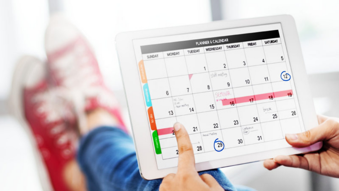 checking the calendar